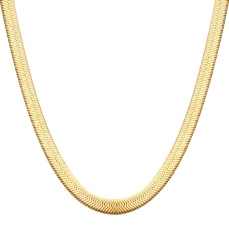 Herringbone Snake Necklace