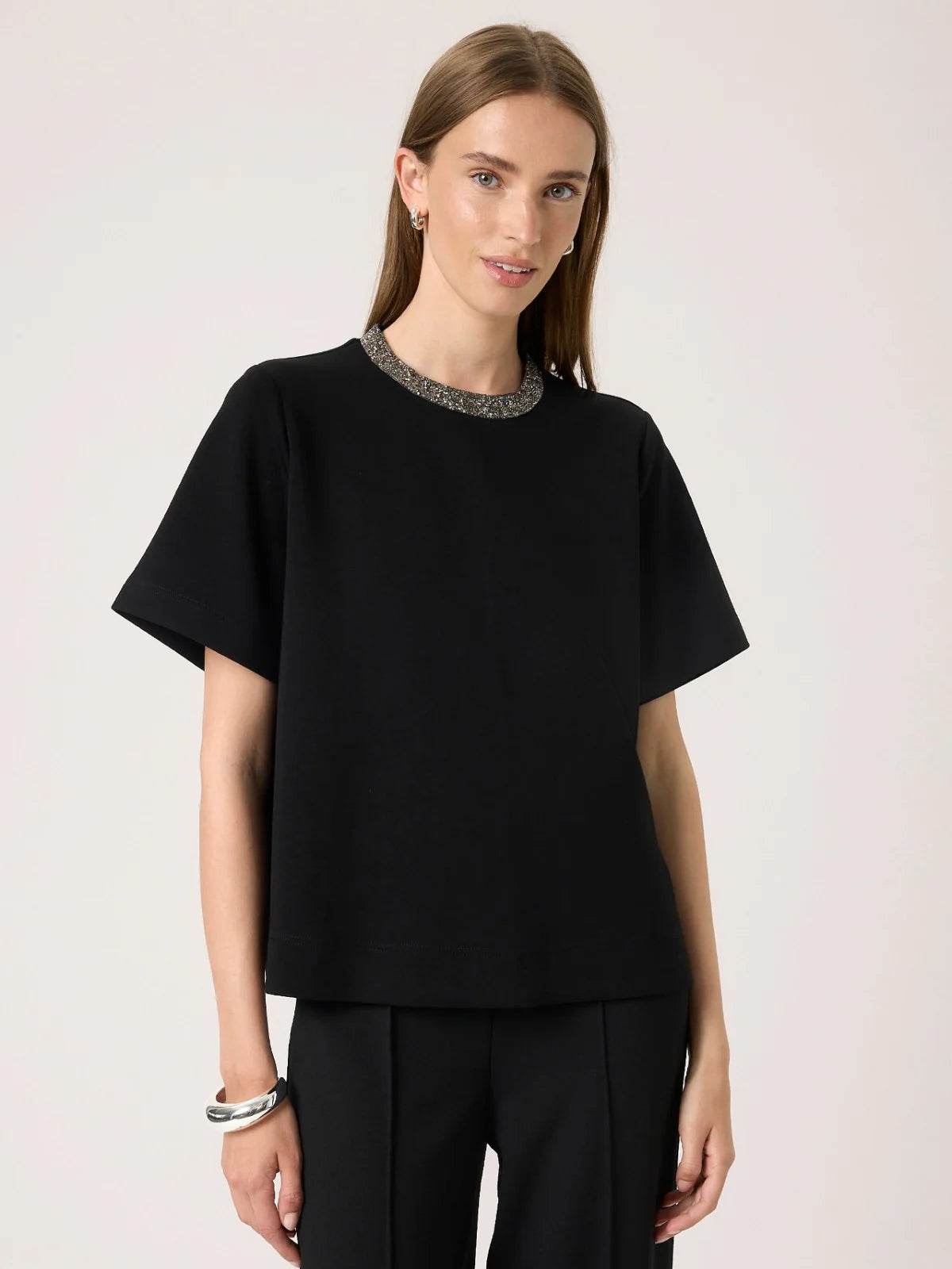 Marigold Embellished Tee