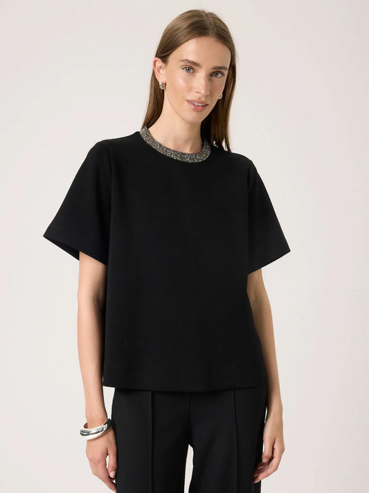 Marigold Embellished Tee