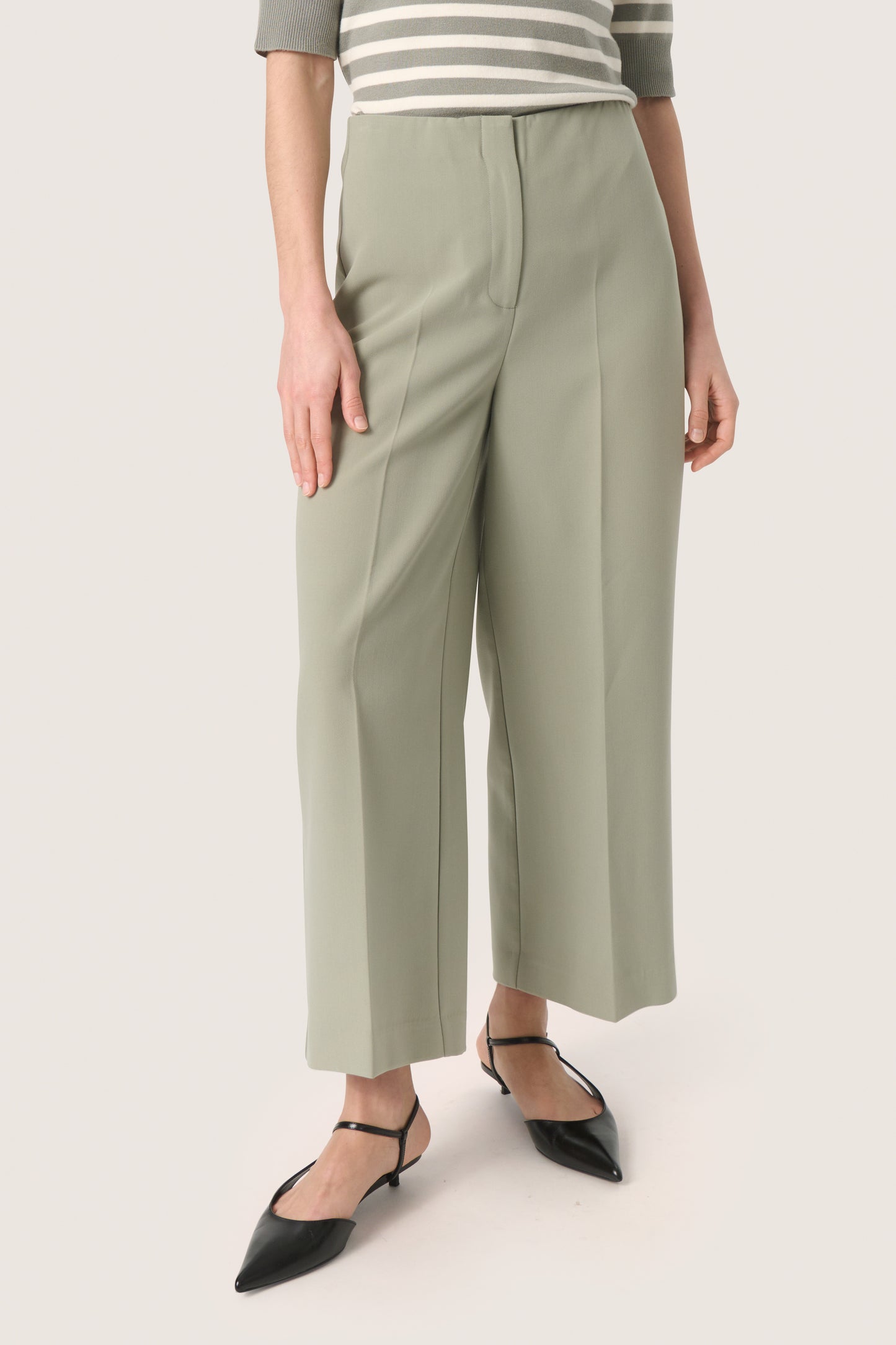 Corrine Wide Cropped Pants